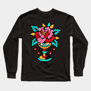 Eye peony cup Long Sleeve T-Shirt